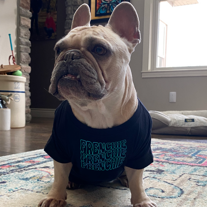 Frenchie waves Dog Shirt, Goodies N Stuff
