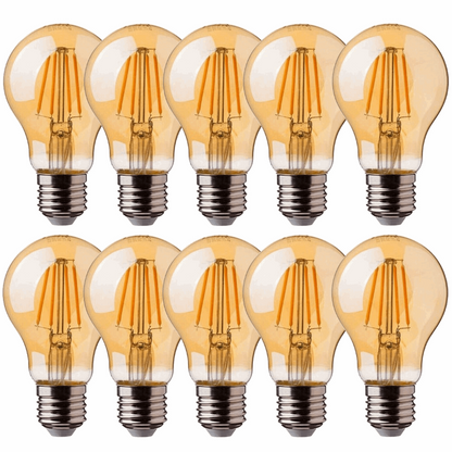 1/3/5/10 Pack Decorative Light Bulbs A60 E26 8W Vintage Edison LED Bulbs ~1138