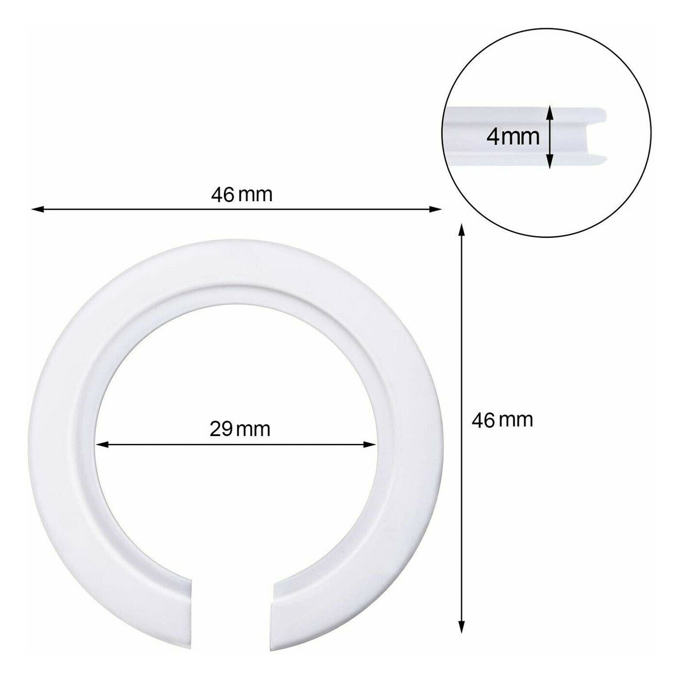 Plastic Lamp Shade Ring Reducer Plate Light Fitting Ring Washer Adapter~1143, Goodies N Stuff