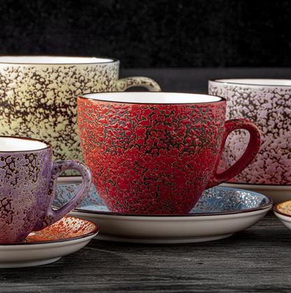 Violet / Lavender Porcelain Coffee / Tea Cup 10 FL OZ | 300 ML, Goodies N Stuff