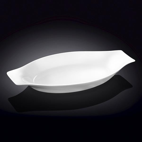 White Oval Casserole Baking Dish 12" inch | 30 Cm - Microwave & Dishwasher Safe, Goodies N Stuff