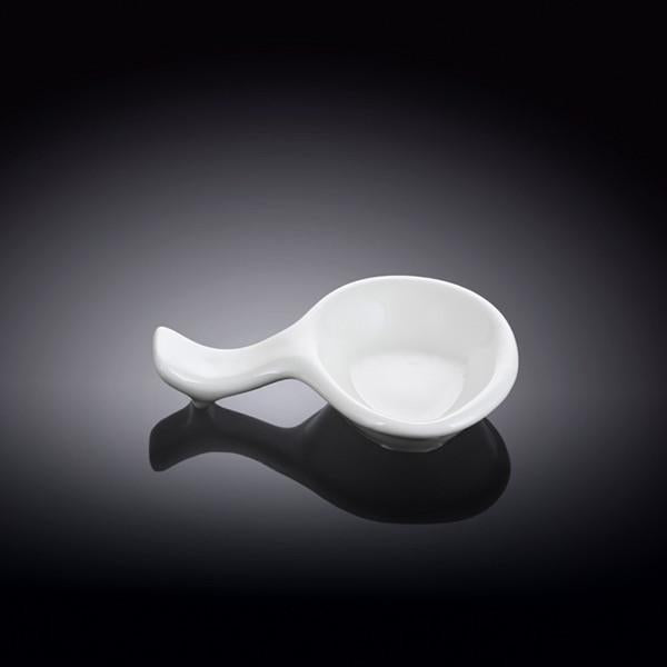 White Chopstick Rest With Saucer - Sleek Design, Practical and Durable, Goodies N Stuff