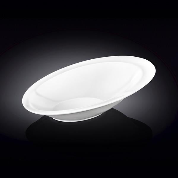 White Ceaser Salad Bowl 11" inch X 7.5 | 27.5 X 18.5 Cm - Perfect for Soup, Cereal, Salad, and Pasta, Goodies N Stuff