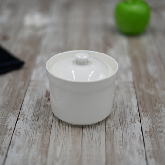 White 4" inch | 10 Cm 8 Fl Oz | 250 Ml Soup Cup With Lid - Buy More, Save More!, Goodies N Stuff