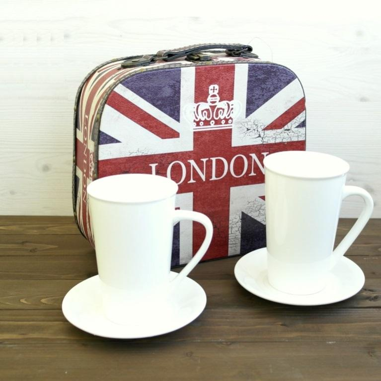 White Mug 19 Oz | 550 Ml - Stylish Design | Fine Porcelain | Dishwasher, Oven and Microwave Safe, Goodies N Stuff