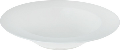 White Deep Plate 12" inch | 30.5 Cm 37 Oz | 1100 Ml - Fine Porcelain, Dishwasher and Microwave Safe, Goodies N Stuff