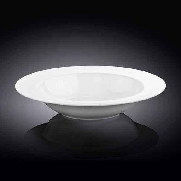 White Deep Plate 10" inch | 25.5 Cm 20 Oz | 600 Ml - Fine Porcelain Tableware by WILMAX, Goodies N Stuff