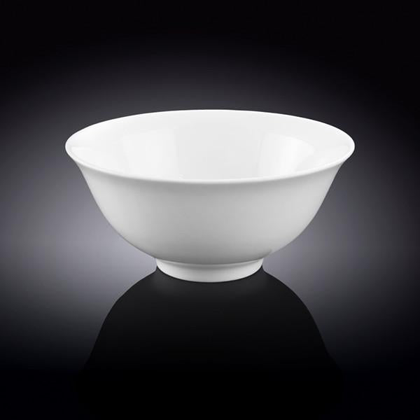 Small White Bowl 6" inch | 15.5 Cm 20 Oz | 600 Ml - Perfect for Serving Soup, Cereal, Salad, and Pasta, Goodies N Stuff