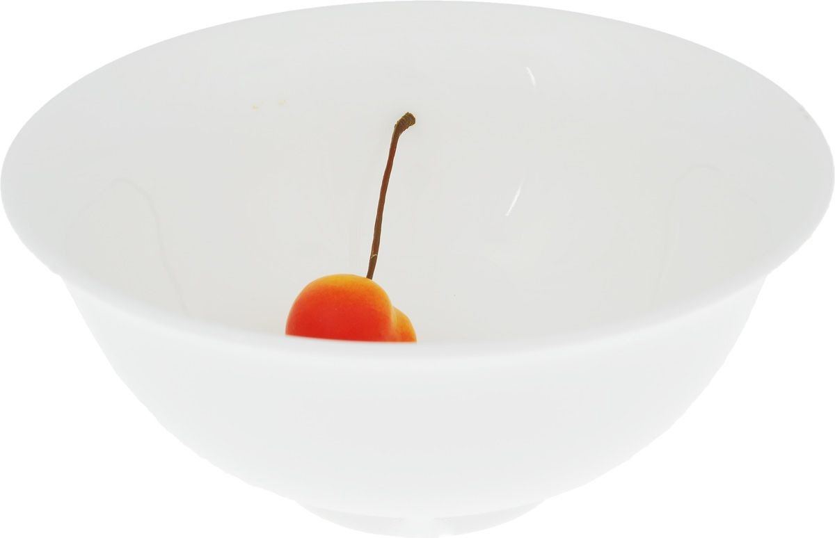 Small White Bowl 6" inch | 15.5 Cm 20 Oz | 600 Ml - Perfect for Serving Soup, Cereal, Salad, and Pasta, Goodies N Stuff