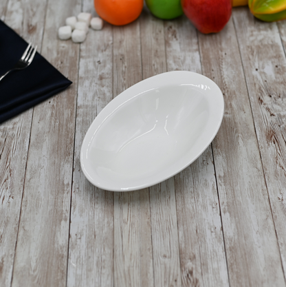 White Ceaser Salad Bowl 8.5" inch X 6" inch | 21 X 14.5 Cm, Goodies N Stuff