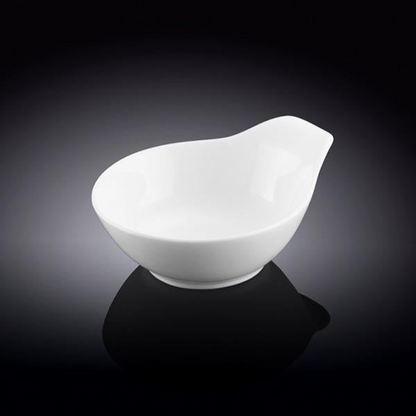 White Sauce Bowl 4" inch |3 Fl Oz | - Soup, Cereal, Salad, Pasta - Oven Safe, Dishwasher Safe, Microwave Safe - Made of Non-Toxic Healthy Porcelain, Goodies N Stuff