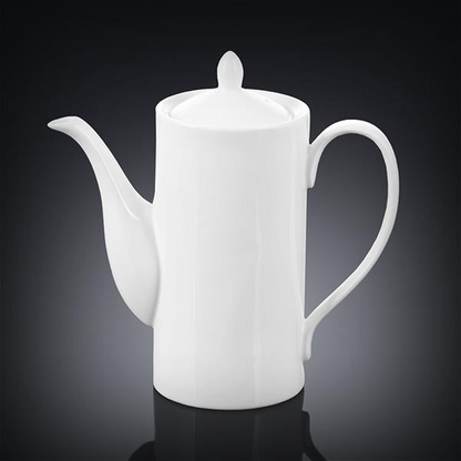 White Coffee Pot 22 Oz | 650 Ml - Professional-Grade Porcelain, Goodies N Stuff
