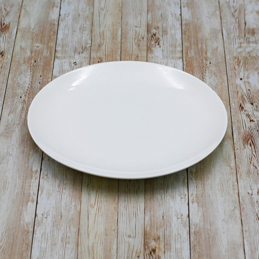 White Dinner Plate 10" inch | 25.5 Cm, Goodies N Stuff
