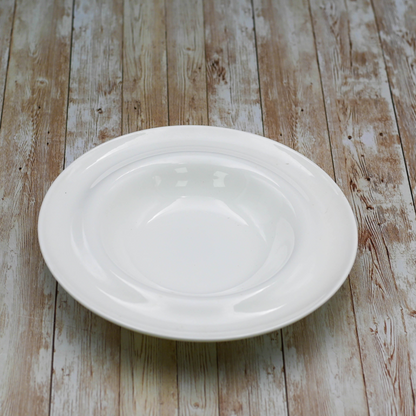White Deep Soup Plate 10" inch | 14 Fl Oz | 400 Ml - Fine Collection by WILMAX, Goodies N Stuff