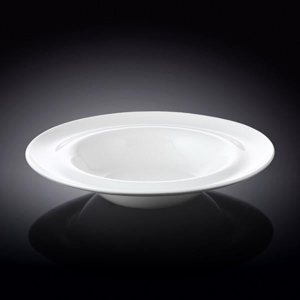 White Deep Soup Plate 10" inch | 14 Fl Oz | 400 Ml - Fine Collection by WILMAX, Goodies N Stuff