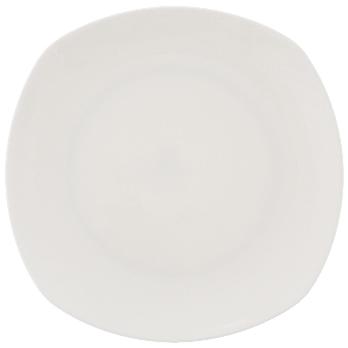 White Bread Plate 6.5" inch X 6.5" inch | 16.5 X 16.5 Cm - Durable, Microwave Safe, and Elegant | WILMAX, Goodies N Stuff