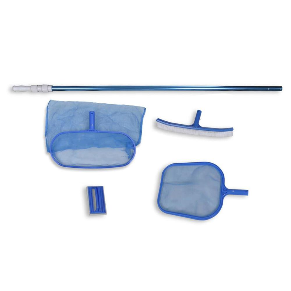 Pool Cleaning Set Brush 2 Leaf Skimmers 1 Telescopic Pole, 90505, Goodies N Stuff