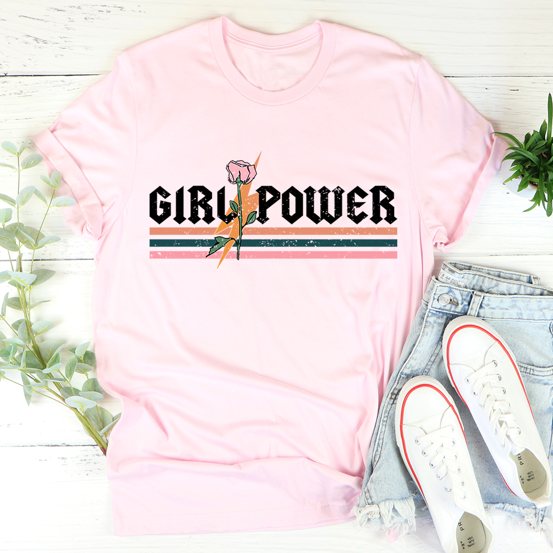Girl Power Rose Tee, Goodies N Stuff