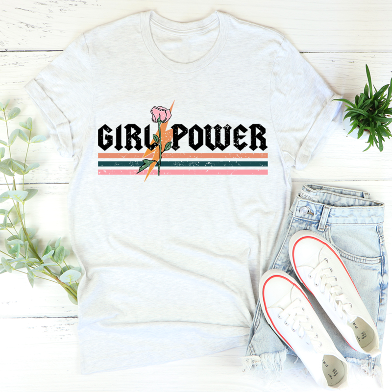Girl Power Rose Tee, Goodies N Stuff