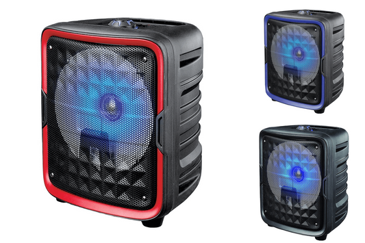 Supersonic 8" Bluetooth Speaker with True Wireless Technology, Goodies N Stuff