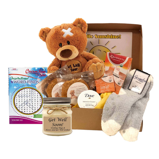 Get Well Gift of Sunshine Care Package - get well soon gifts for women - get well soon gift basket - get well soon gifts, Goodies N Stuff
