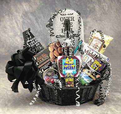 Over the Hill Birthday Gift Basket, Goodies N Stuff