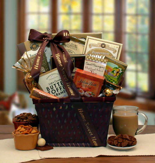 Home Is Where The Heart Is Housewarming Gift Basket- housewarming gift baskets - welcome basket, Goodies N Stuff