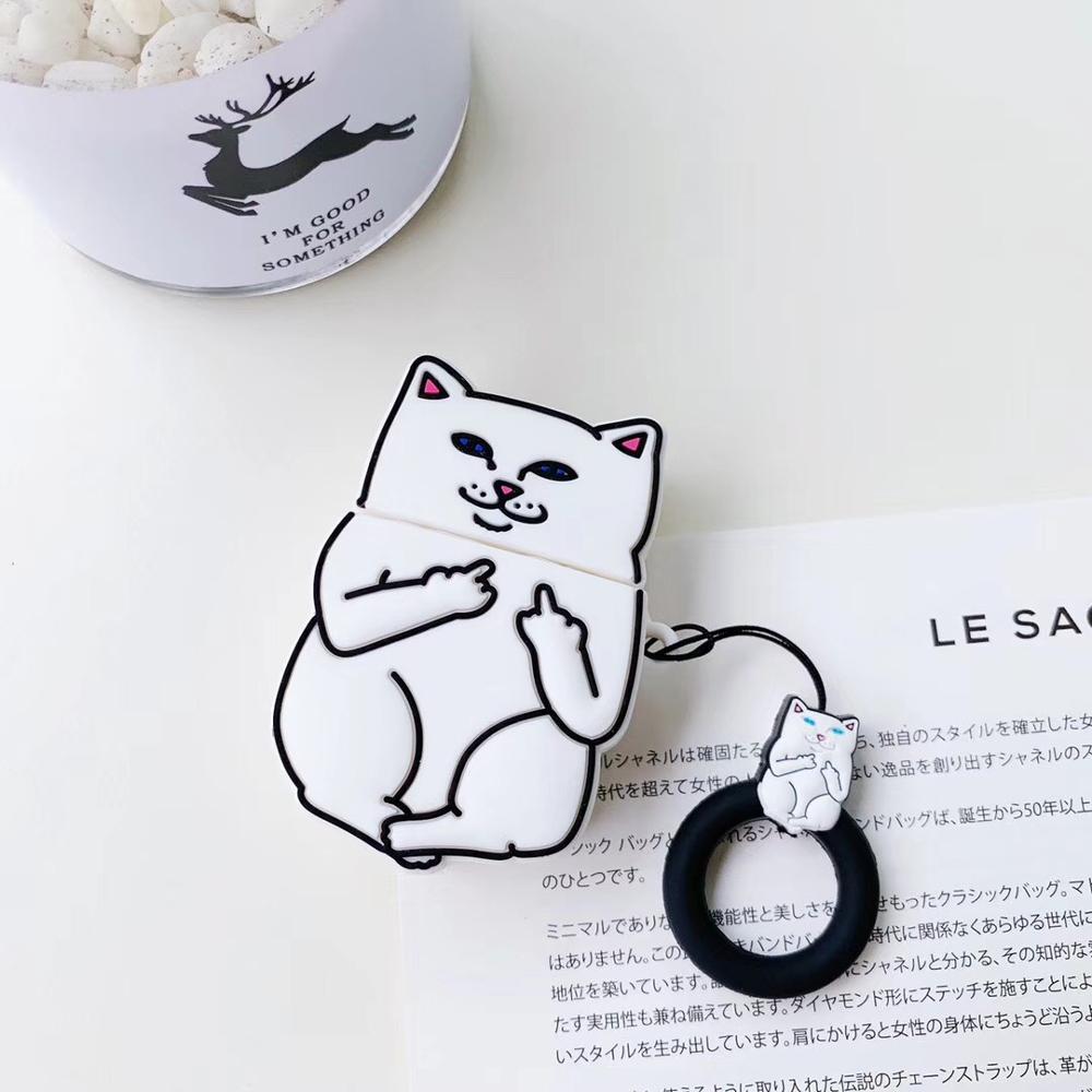 Cartoon Cat AirPods Case, Goodies N Stuff