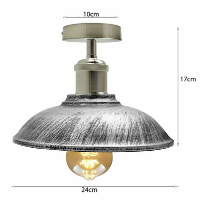 Vintage Industrial Metal Light Shades Ceiling Pendant Light For Bed Room, Guestroom, Living Room, Kitchen~1299, Goodies N Stuff