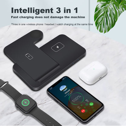 3in1 Wireless Fast Charger Dock Station, Goodies N Stuff