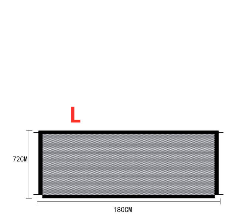 Black Foldable Protection Pet Safety Gate, Animals & Pet Supplies, Goodies N Stuff