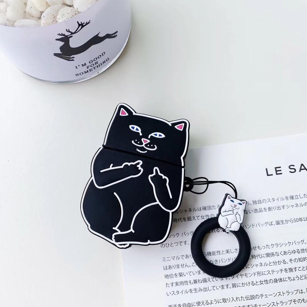 Cartoon Cat AirPods Case, Goodies N Stuff