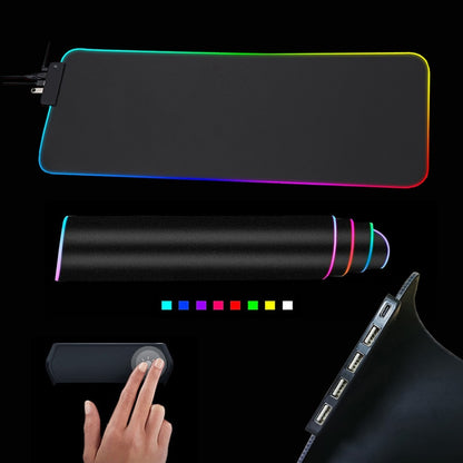 RGB Mouse Pad with Cable, Electronics Accessories, Goodies N Stuff